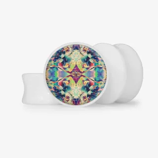 Plug Caleidoscópio - Base Selecionável - Psicodélico