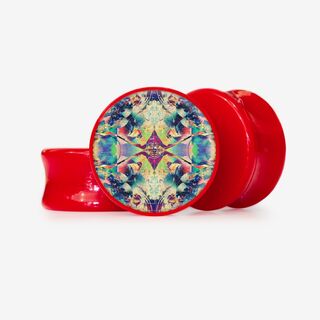 Plug Caleidoscópio - Base Selecionável - Psicodélico