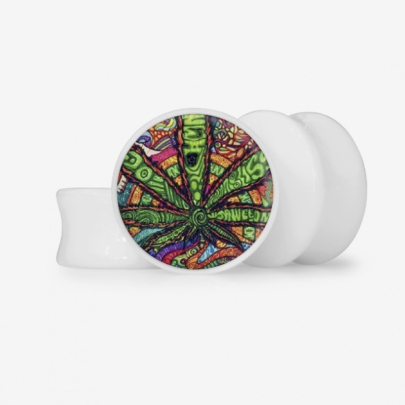 Plug Natural - Base Selecionável - Psicodélico