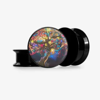 Plug Árvore de Luz - Base Selecionável - Psicodélico
