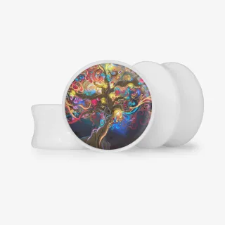 Plug Árvore de Luz - Base Selecionável - Psicodélico