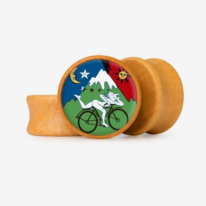 Plug  Bike 100 - Base Selecionável - Psicodélico