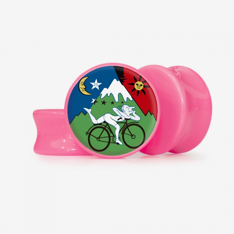 Plug  Bike 100 - Base Selecionável - Psicodélico