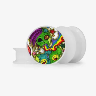 Plug Garota Zumbi - Base Selecionável - Psicodélico