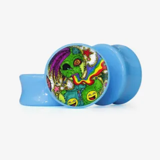 Plug Garota Zumbi - Base Selecionável - Psicodélico