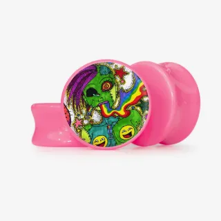 Plug Garota Zumbi - Base Selecionável - Psicodélico