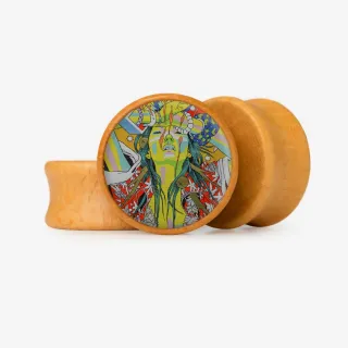 Plug  A Rainha - Base Selecionável - Psicodélico