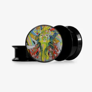 Plug  A Rainha - Base Selecionável - Psicodélico