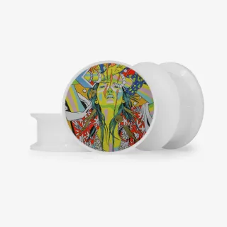 Plug  A Rainha - Base Selecionável - Psicodélico