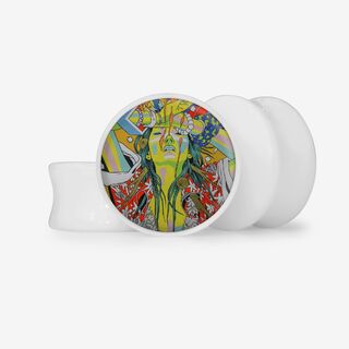 Plug  A Rainha - Base Selecionável - Psicodélico