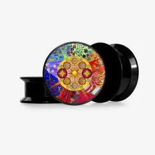 Plug Estações - Base Selecionável - Psicodélico