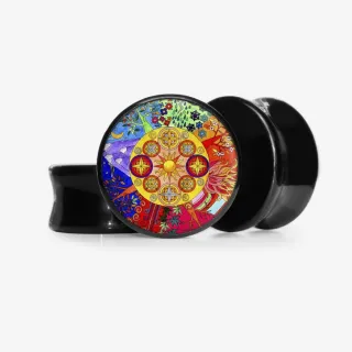 Plug Estações - Base Selecionável - Psicodélico