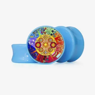 Plug Estações - Base Selecionável - Psicodélico