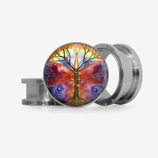 Plug Árvore da Vida - Base Selecionável - Psicodélico