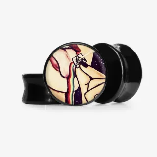 Plug Espectro Lisérgico - Base Selecionável - Psicodélico