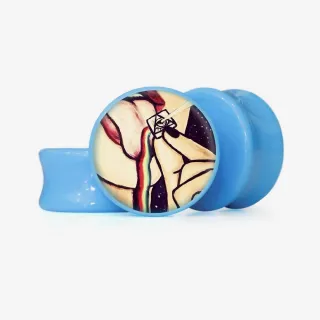 Plug Espectro Lisérgico - Base Selecionável - Psicodélico