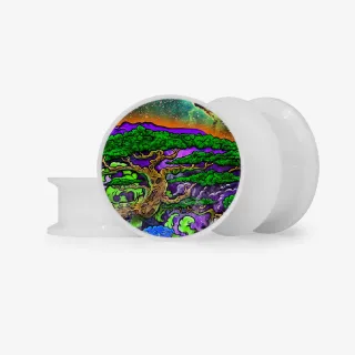 Plug Floresta Cósmica - Base Selecionável - Psicodélico