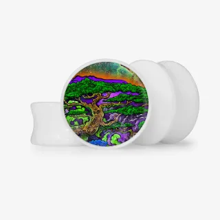 Plug Floresta Cósmica - Base Selecionável - Psicodélico