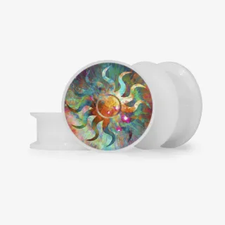 Plug Energia Solar - Base Selecionável - Psicodélico