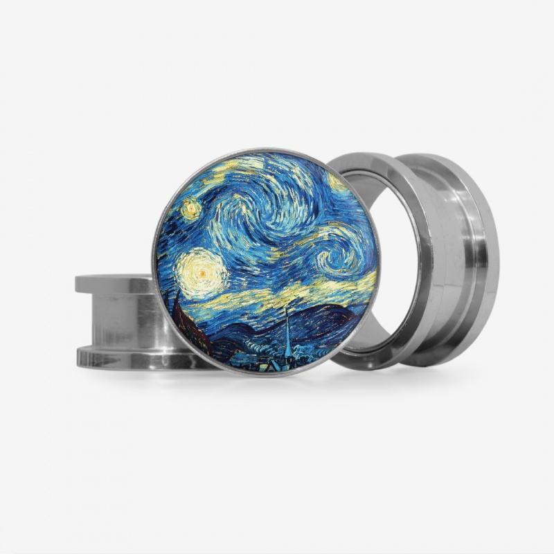 Plug A Noite Estrelada - Base Selecionável - Psicodélico