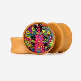 Plug Cultivando Cogumelos - Base Selecionável - Psicodélico