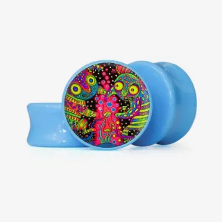 Plug Cultivando Cogumelos - Base Selecionável - Psicodélico