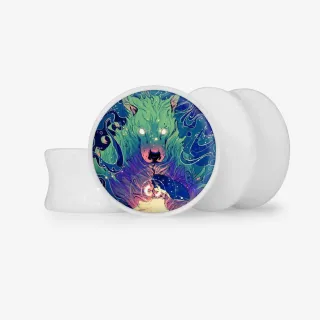 Plug Lobo Espiritual - Base Selecionável - Psicodélico