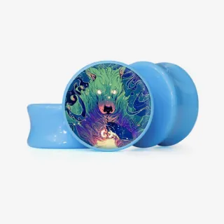 Plug Lobo Espiritual - Base Selecionável - Psicodélico