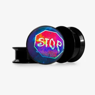 Plug PARE! - Base Selecionável - Psicodélico