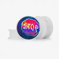 Plug PARE! com Base Selecionável | Estampa Impactante