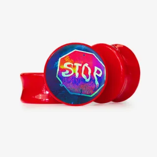 Plug PARE! - Base Selecionável - Psicodélico