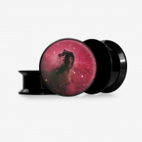 Plug Nebulosa Cabeça de – Alargador com Estampa Cósmica