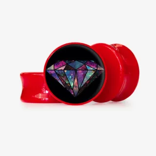 Plug Diamante Galáctico - Base Selecionável - Universo