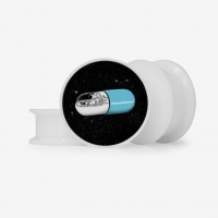 Plug Cápsula do Tempo | Estilo Cósmico e Psicodélico