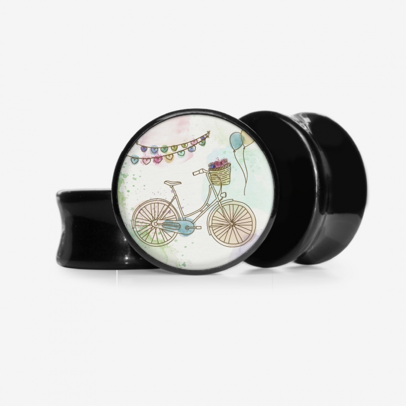 Plug Bicicleta Retrô - Base Selecionável - Vintage