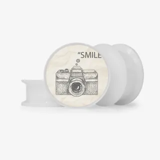 Plug Câmera Retrô - Base Selecionável - Vintage