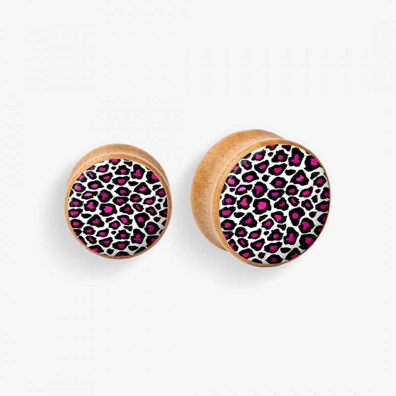 Plug de Madeira - Onça Rosa - Madeira