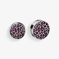 Plug de Aço Cirúrgico com Rosca - Onça Rosa é na ALARGS