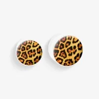 Plug de Acrílico Colorido - Onça-pintada é na ALARGS