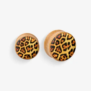 Plug de Madeira - Onça-pintada - Madeira