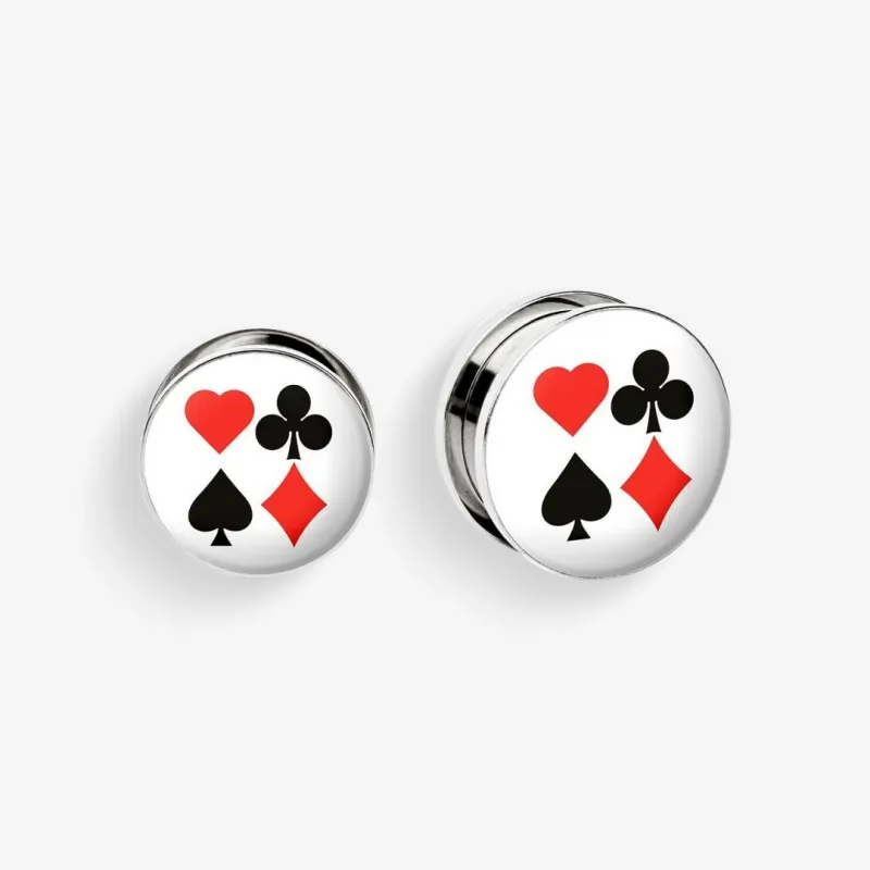 Plug de Aço Cirúrgico com Rosca - Naipes - Aço cirúrgico