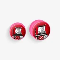 Plug de Acrílico Colorido - Rei é na ALARGS