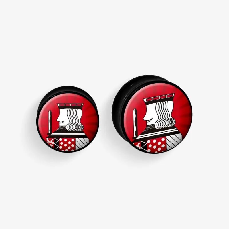 Plug de Acrílico Colorido - Rei - Acrílico