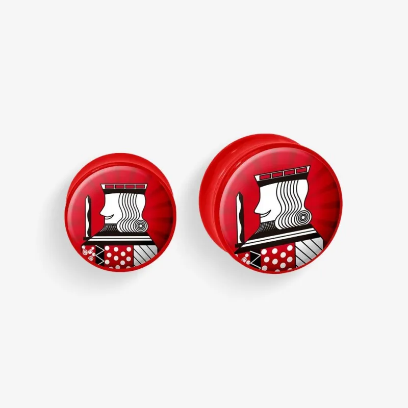 Plug de Acrílico Colorido - Rei - Acrílico