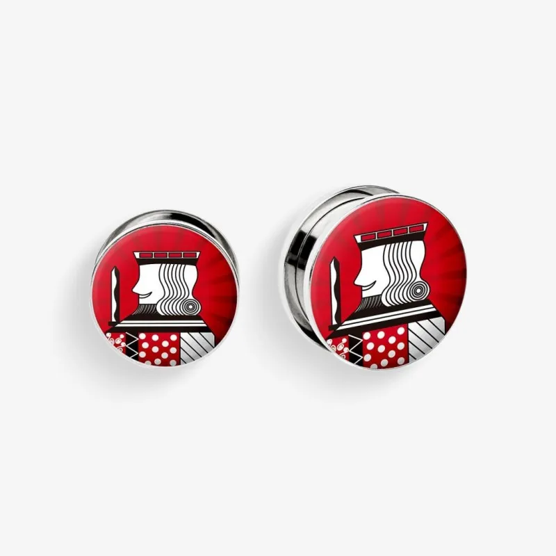 Plug de Aço Cirúrgico com Rosca - Rei - Aço cirúrgico