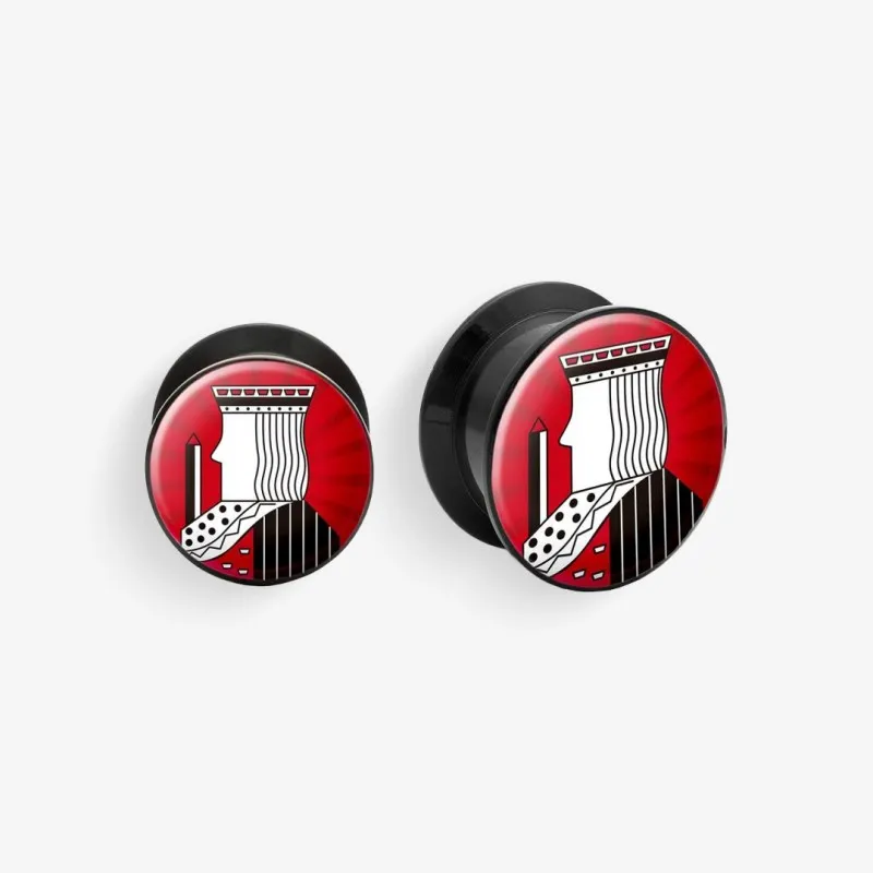 Plug de Acrílico com Rosca - Valete - Acrílico