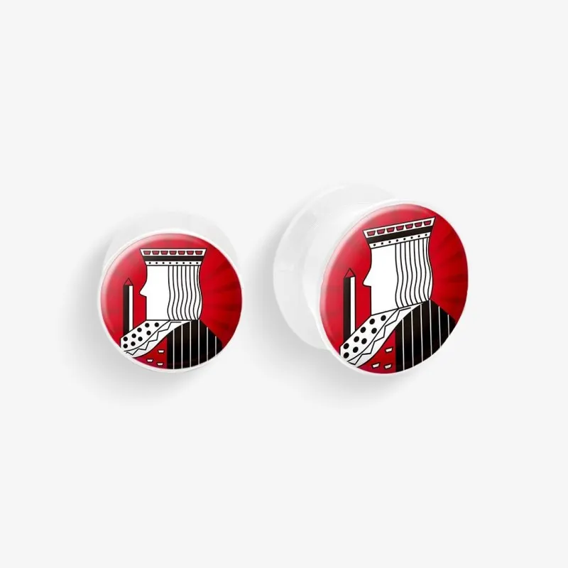 Plug de Acrílico com Rosca - Valete - Acrílico