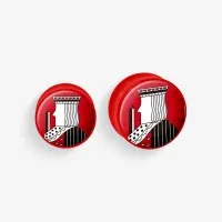 Plug de Acrílico Colorido - Valete é na ALARGS