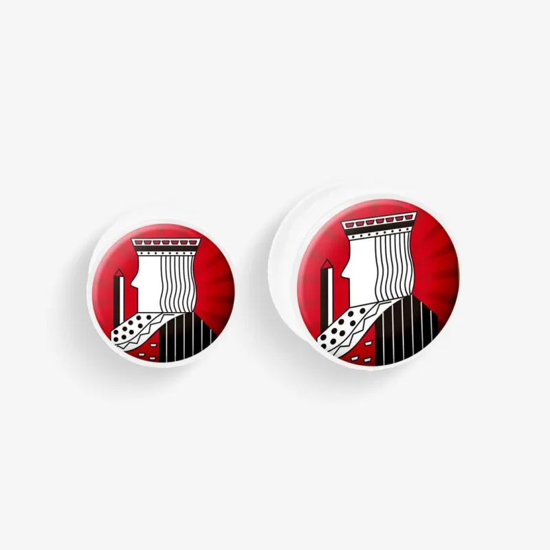 Plug de Acrílico Colorido - Valete - Acrílico