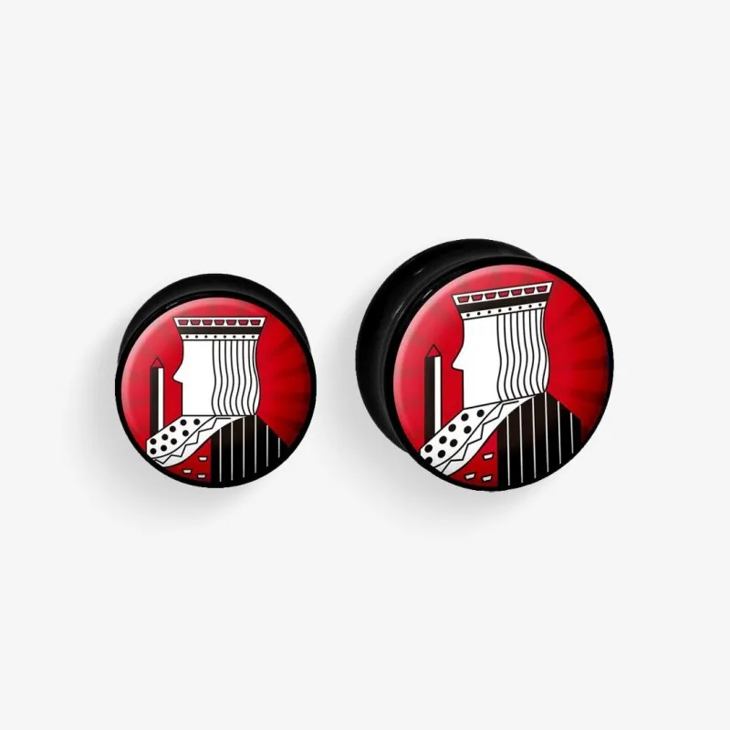 Plug de Acrílico Colorido - Valete - Acrílico